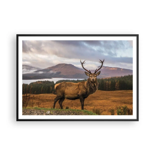 Poster in black frame - Majesty of Nature - 100x70 cm