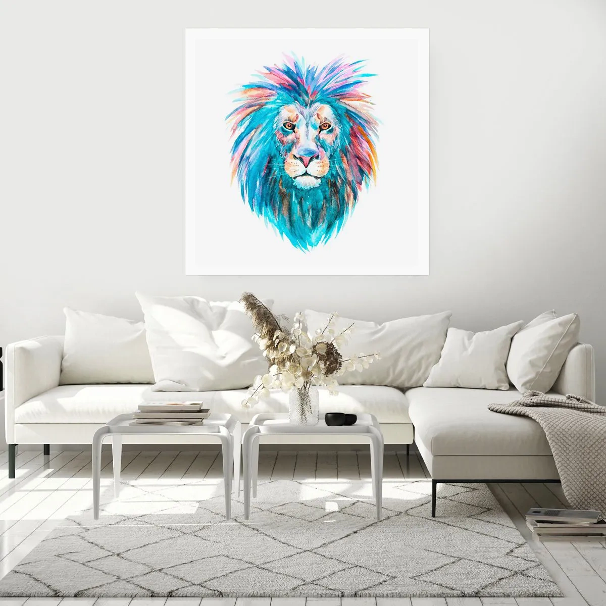 Poster - Electrifying Aura - 60x60 cm