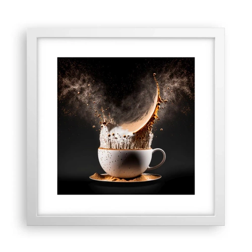 Poster in white frmae - Explosion of Flavour - 30x30 cm