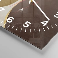 Clock face with numbers