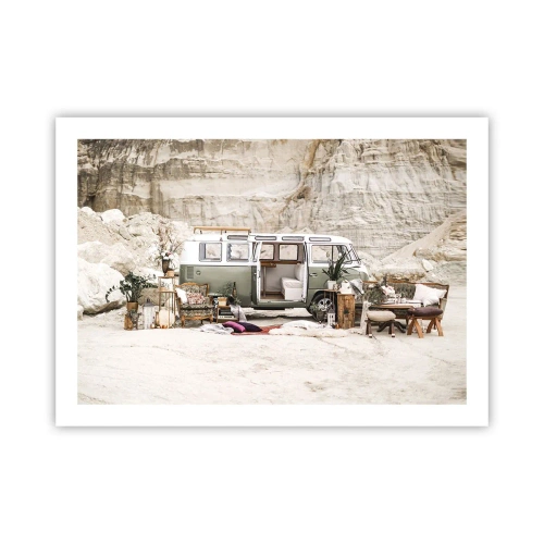 Poster - Time to Start the Trip - 70x50 cm