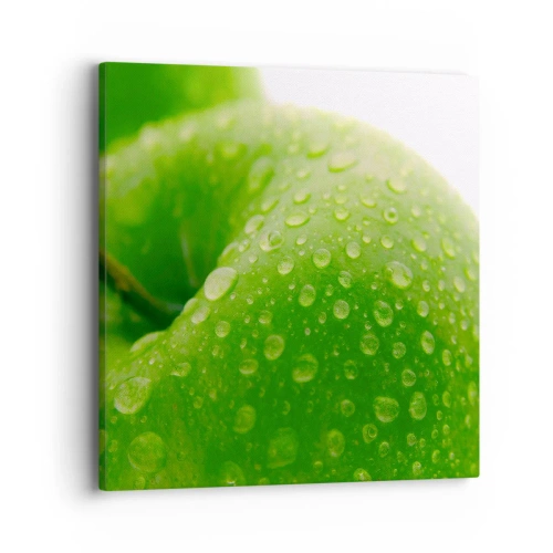 Canvas picture - Green, Cool Freshenss - 40x40 cm