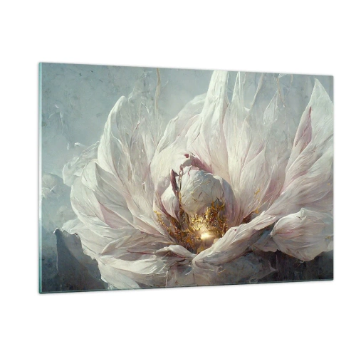 Glass picture - It Blooms Once Every Hunderd Years - 120x80 cm