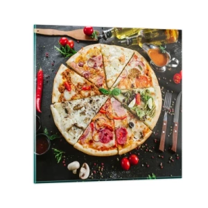 Glass picture - Range of Flavours - 50x50 cm