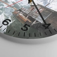 Clock face with numbers