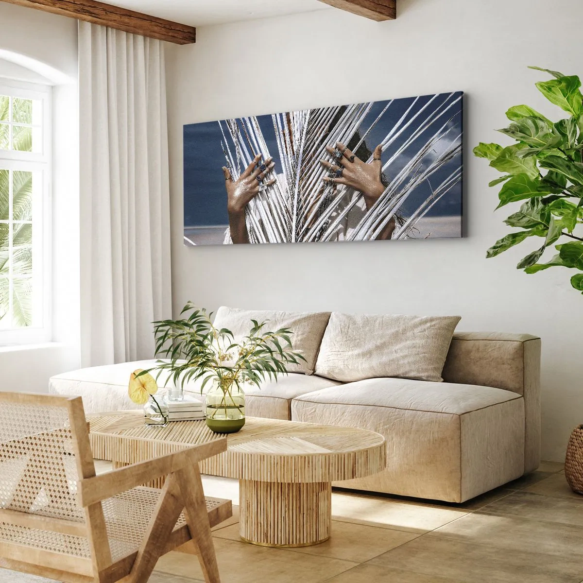 Canvas picture - Shaman's Girlfriend? - 100x40 cm