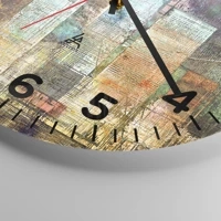 Clock face with numbers