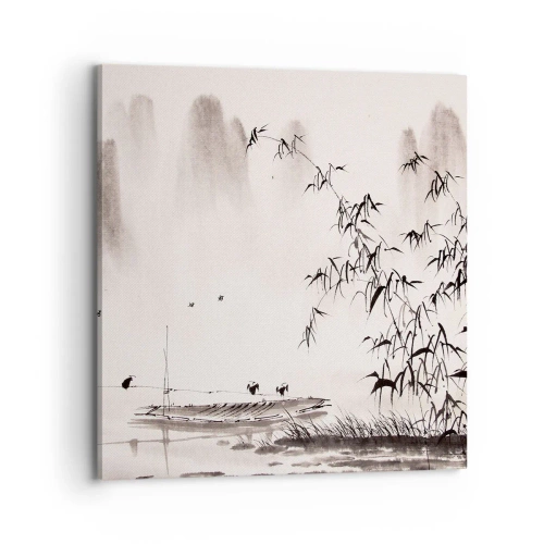Canvas picture - Quiet As a Rice Field - 70x70 cm