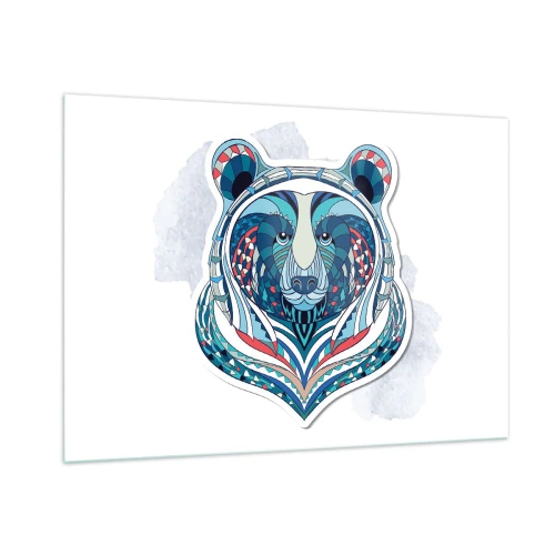 Glass picture - Eviva Grenlandia! - 100x70 cm