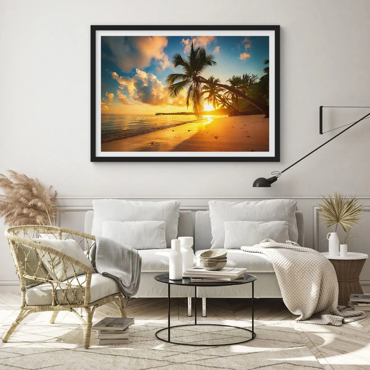 Poster in black frame - Caribbean Dream - 50x40 cm