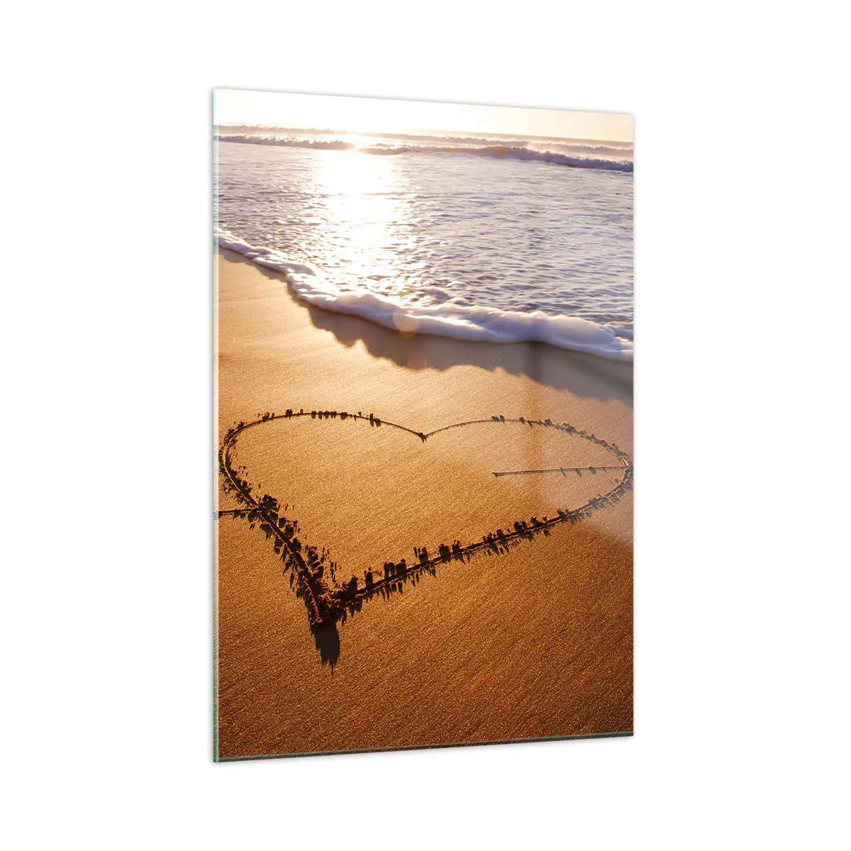 Glass picture - Holiday Confession - 50x70 cm