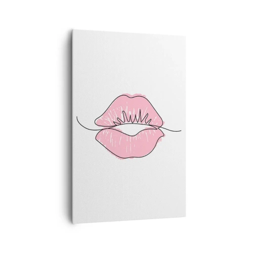 Canvas picture - Ready for a Kiss? - 80x120 cm