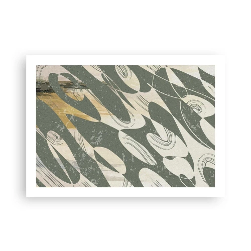 Poster - Rhytmic Abstract - 70x50 cm