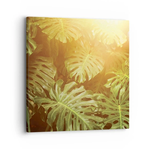 Canvas picture - Walking into the Green - 30x30 cm