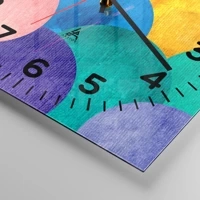 Clock face with numbers