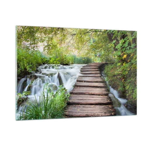 Glass picture - Not Such Quiet Water - 120x80 cm