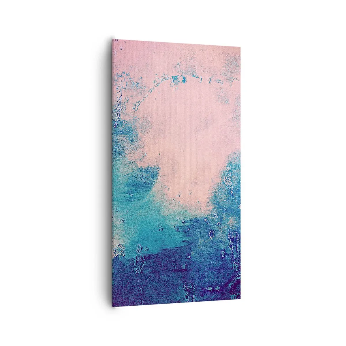 Canvas picture - Blue Hug - 65x120 cm