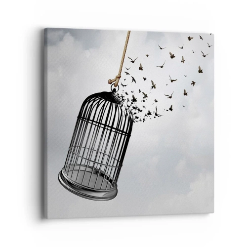 Canvas picture - Faith…Hope…Freedom! - 40x40 cm
