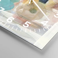 Clock face with numbers