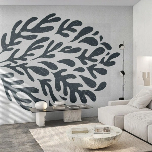 Self-Adhesive Photo Wallpaper Deluxe Sticker - Shapes of Nature - Boho, Minimalistic, Modern - 450x315 cm