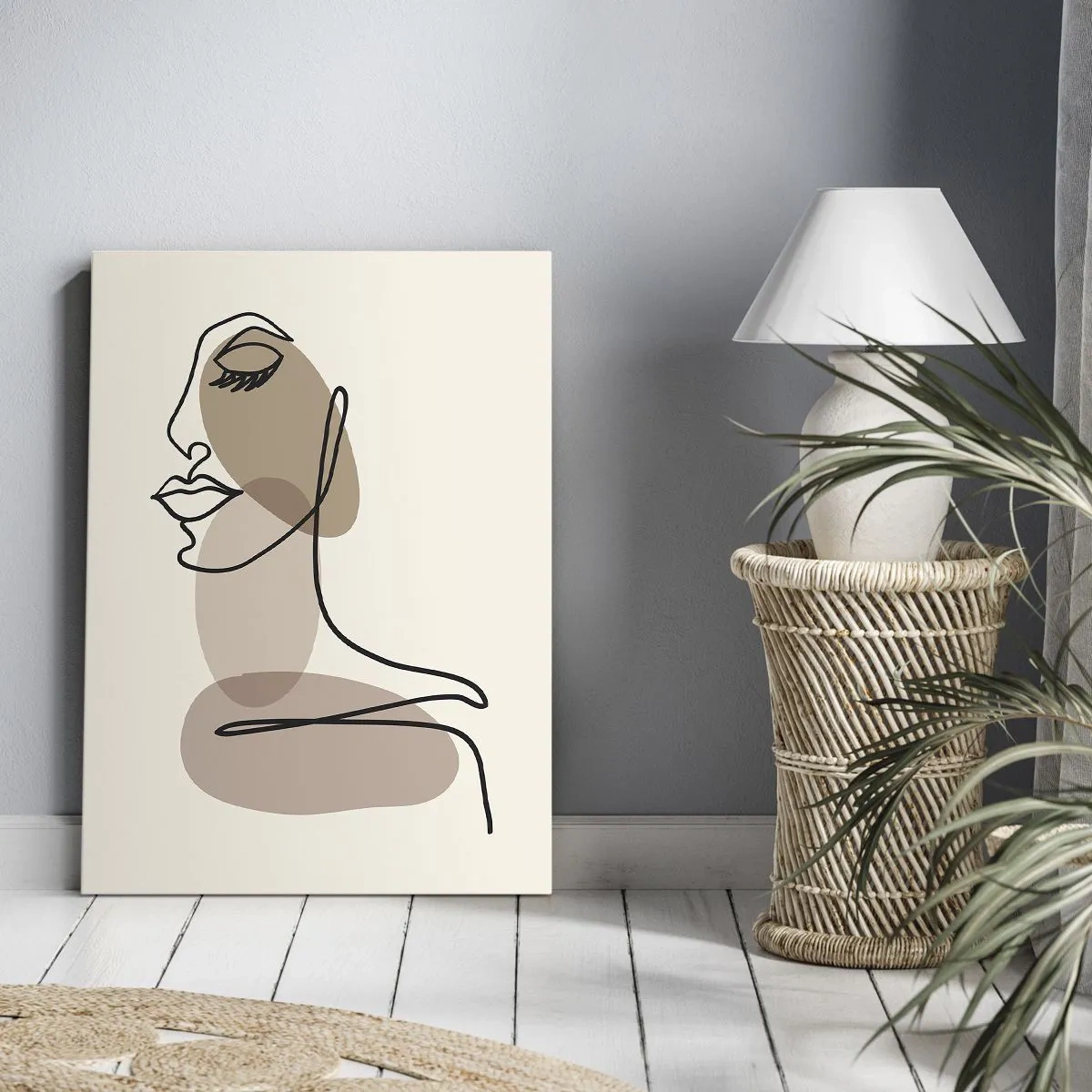 Canvas picture - Certain Line of Beauty - 45x80 cm