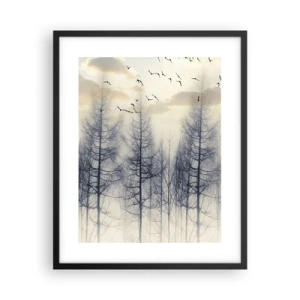 Poster in black frame - Spirits of the Forest - 40x50 cm