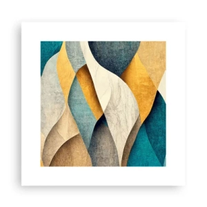Poster - Rhythm and Undulation - 30x30 cm