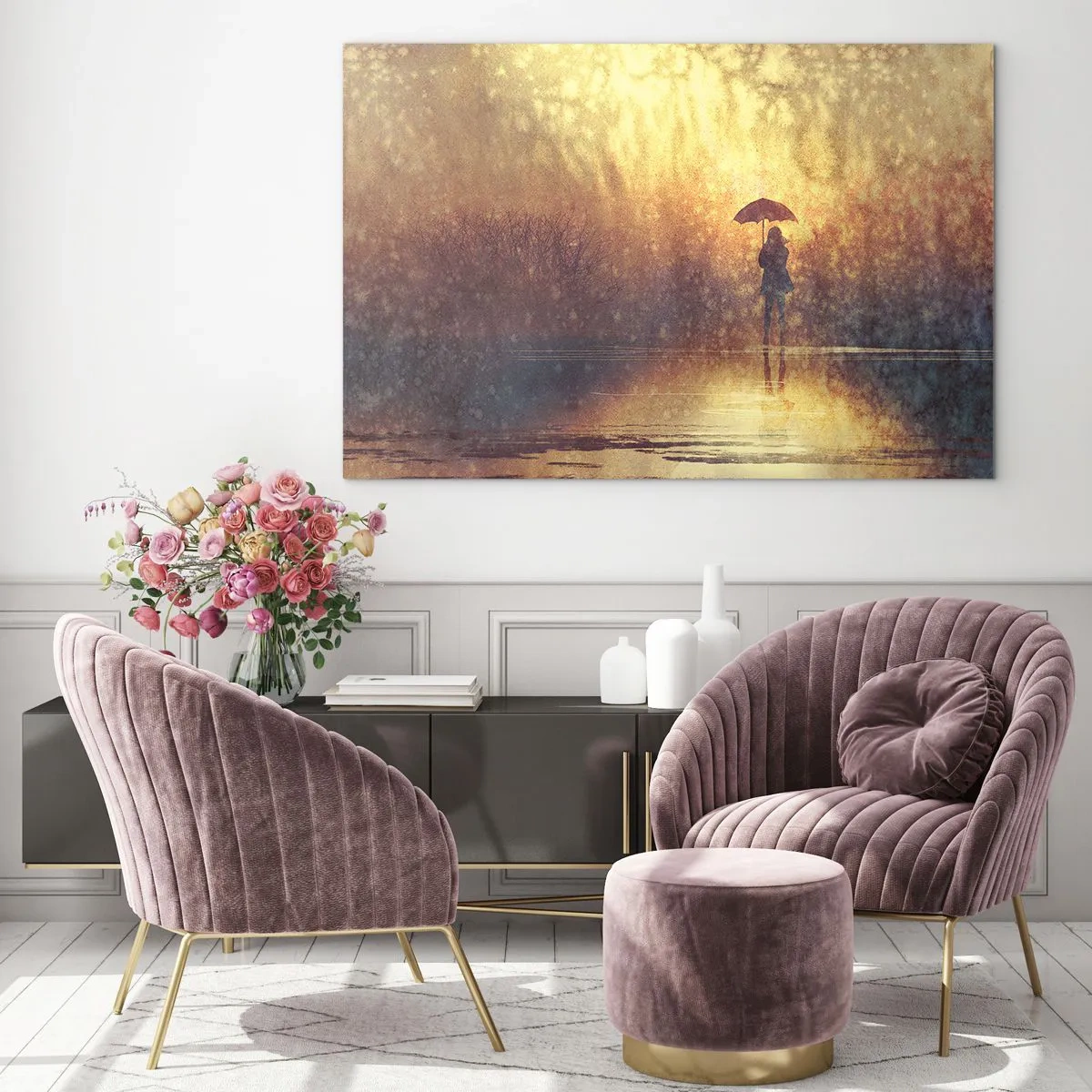 Glass picture - I Think Someone Is Watching Me - 120x80 cm