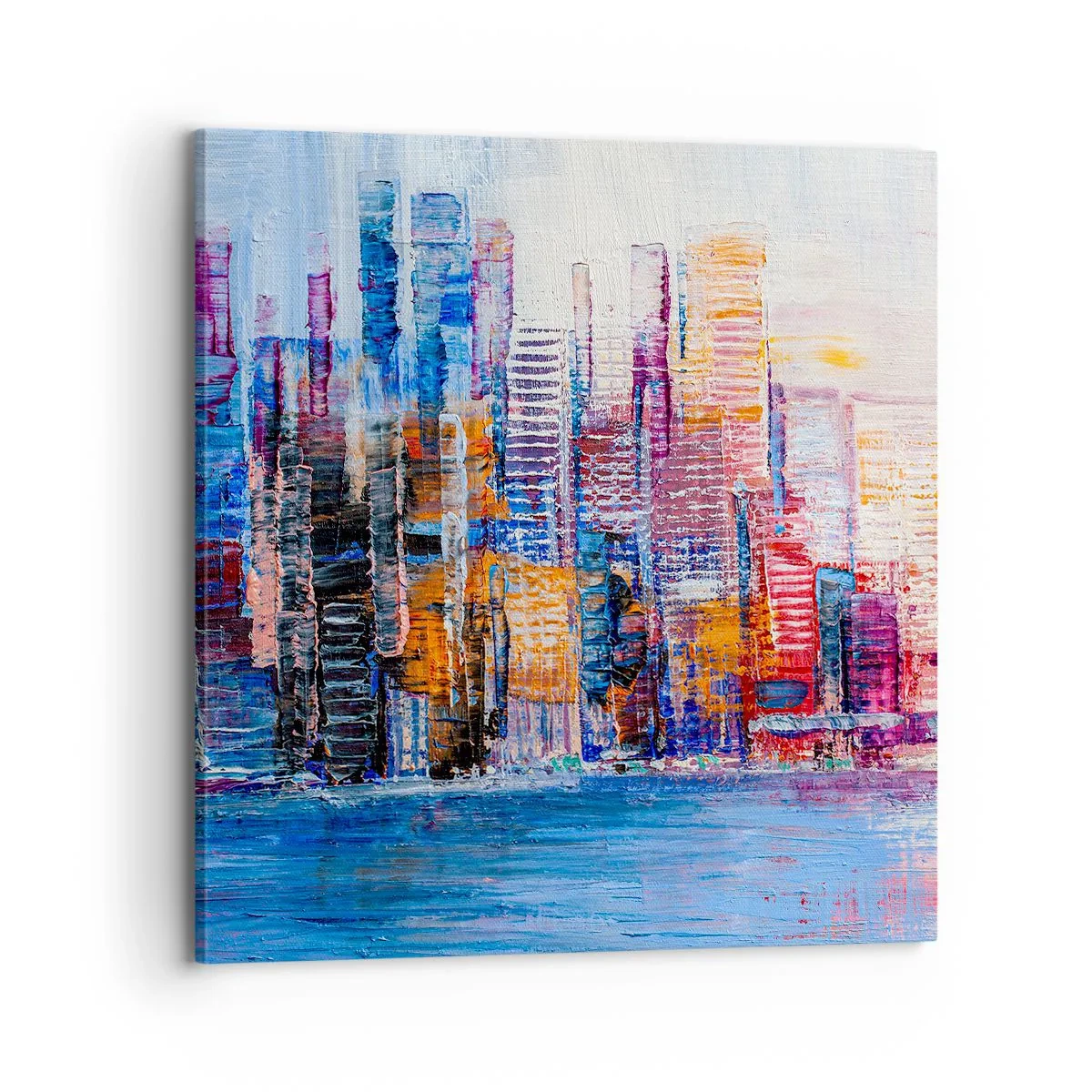 Canvas picture - Joyful Metropolis - 70x70 cm