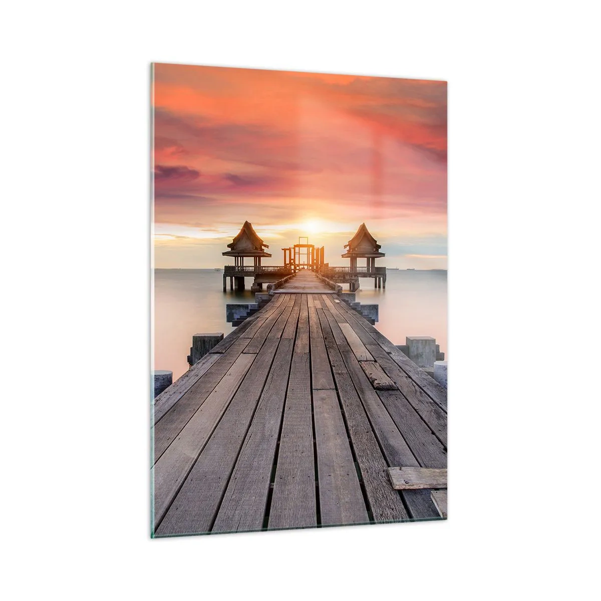 Glass picture - Sunset on the East - 50x70 cm
