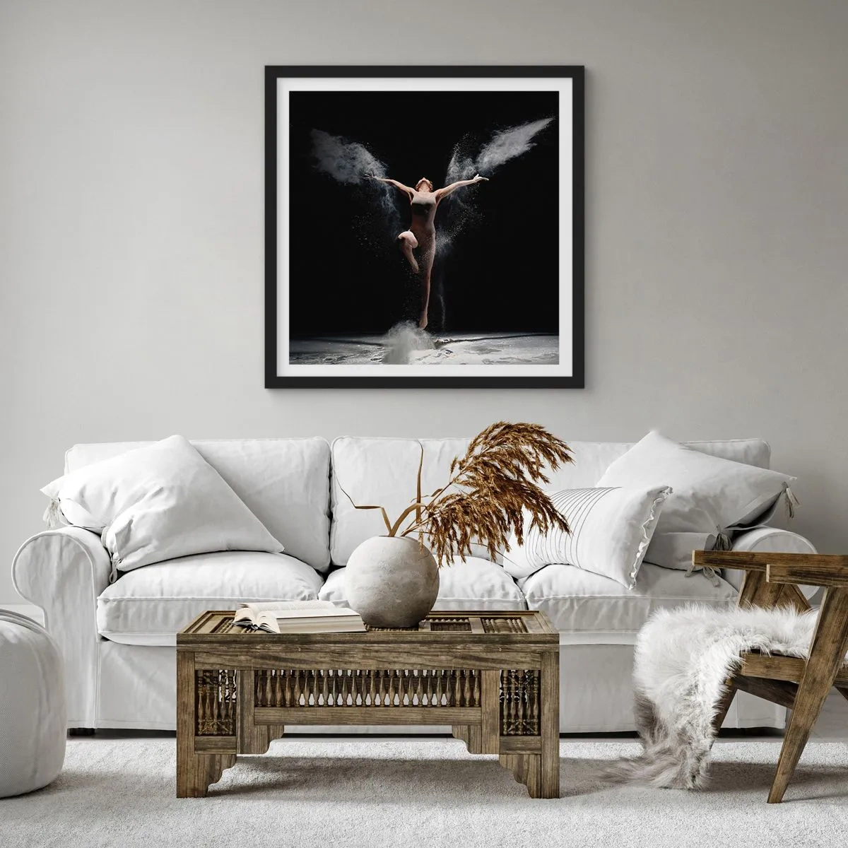 Poster in black frame - Elves Exist - 40x40 cm