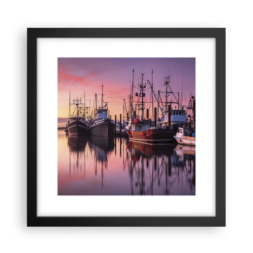 Poster in black frame - Before Dawn - 30x30 cm