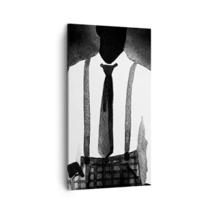 Canvas picture - Noir Atmosphere - 45x80 cm