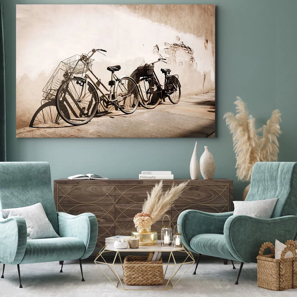 Canvas picture - Unforgetable Charm of the Past - 120x80 cm
