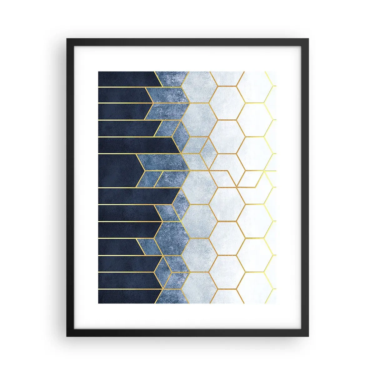 Poster in black frame - Composition in Syncopated Rhythm - 40x50 cm