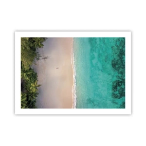 Poster - Paradise Beach - 70x50 cm