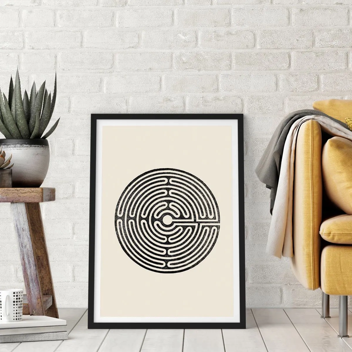 Poster in black frame - Mysterious Order - 70x100 cm