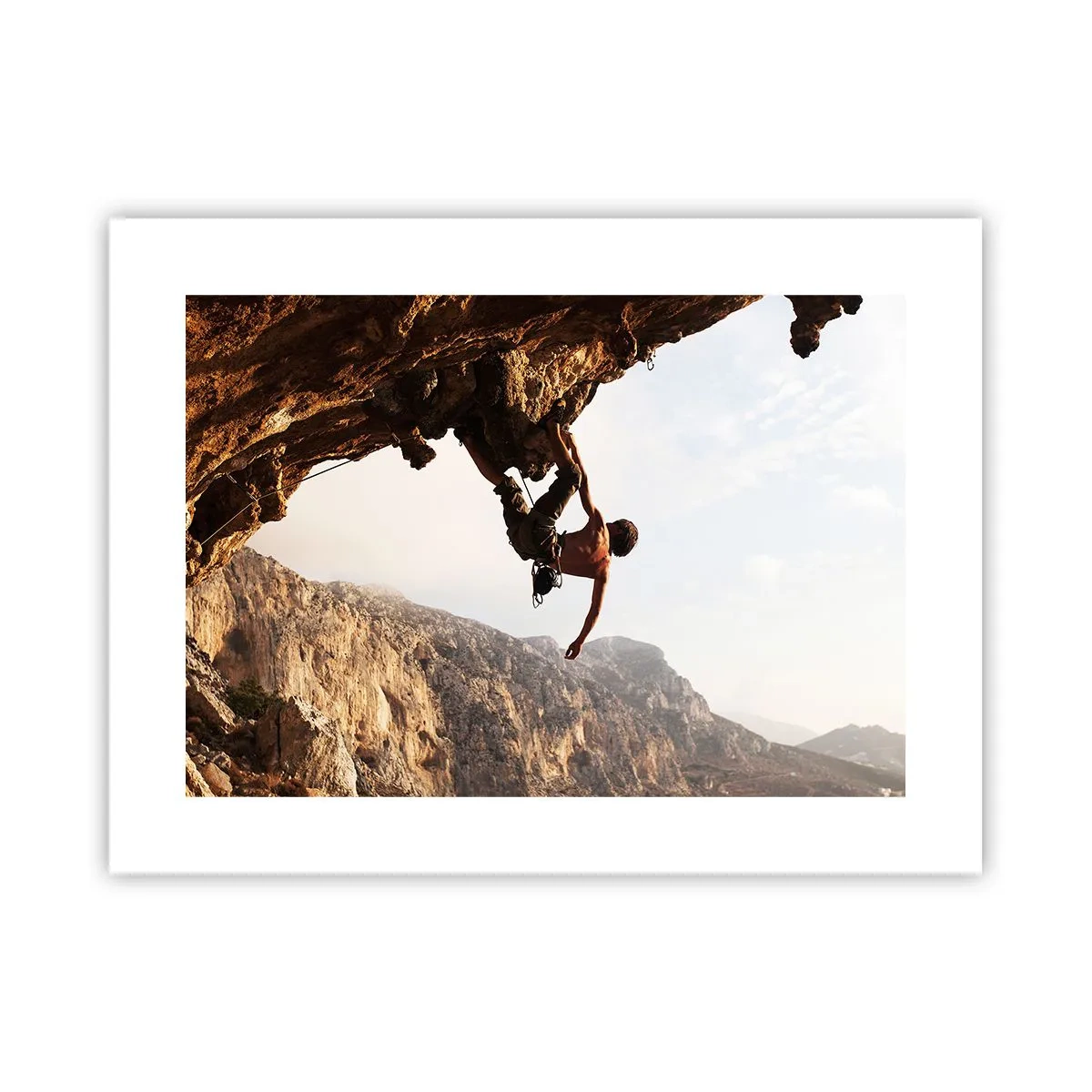 Poster - The Whole World on a Sharp Cliff - 40x30 cm