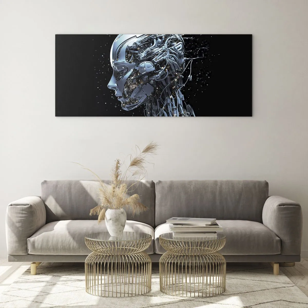 Glass picture - Technology Is a Woman - 160x50 cm