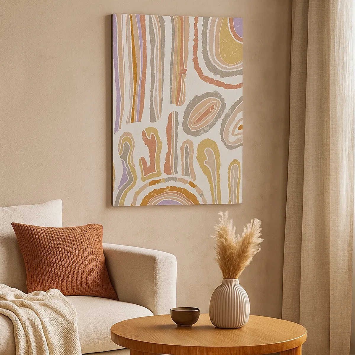 Canvas picture - Colourful Cross-Sections - 50x70 cm