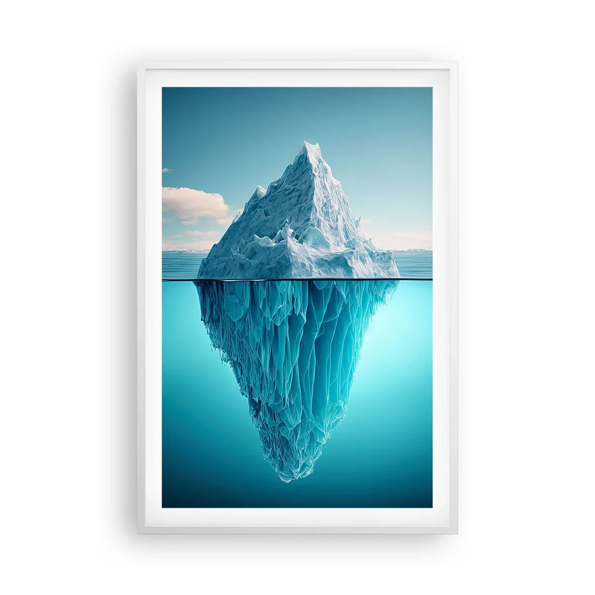Poster in white frmae - Ice Queen - 61x91 cm