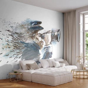 Photo Wallpaper Standard Eco - Ten on the Beaufort Sclae - Abstraction, Sailor, Captain - 300x210 cm