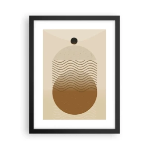 Poster in black frame - About the Origin of Geometrical Figures - 30x40 cm