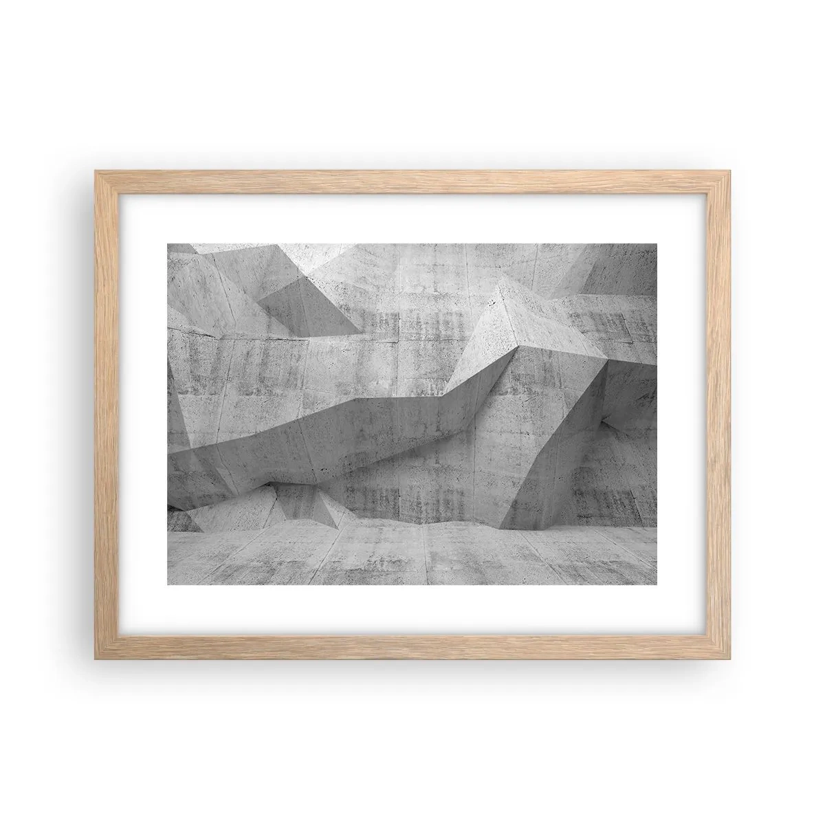 Poster in light oak frame - Real Challenge - 40x30 cm