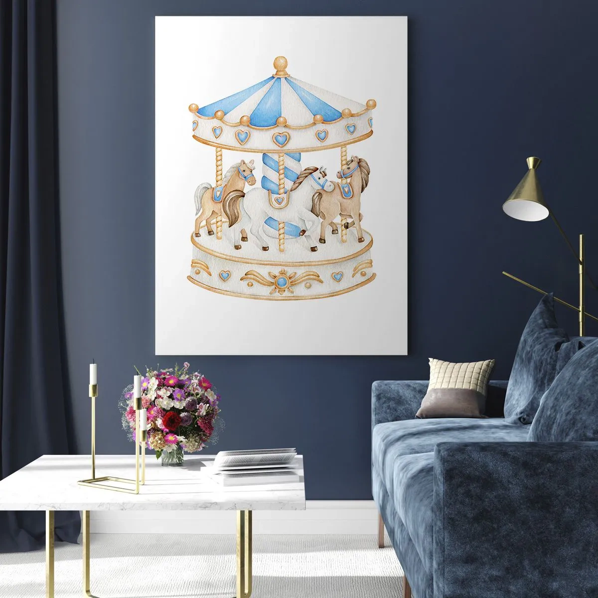 Glass picture - Sweet Childhood - 80x120 cm