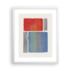 Poster in white frmae - Spirit and Letter of Geometry - 40x50 cm