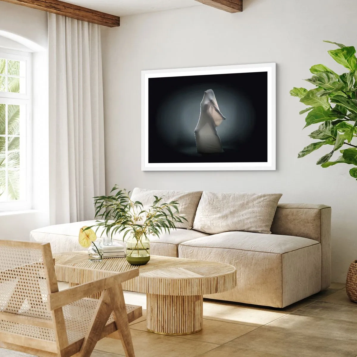 Poster in white frmae - Hidden Desires - 40x30 cm