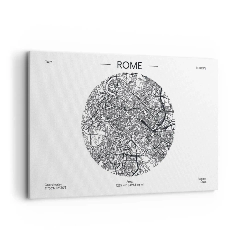Canvas picture - Anatomy of Rome - 120x80 cm