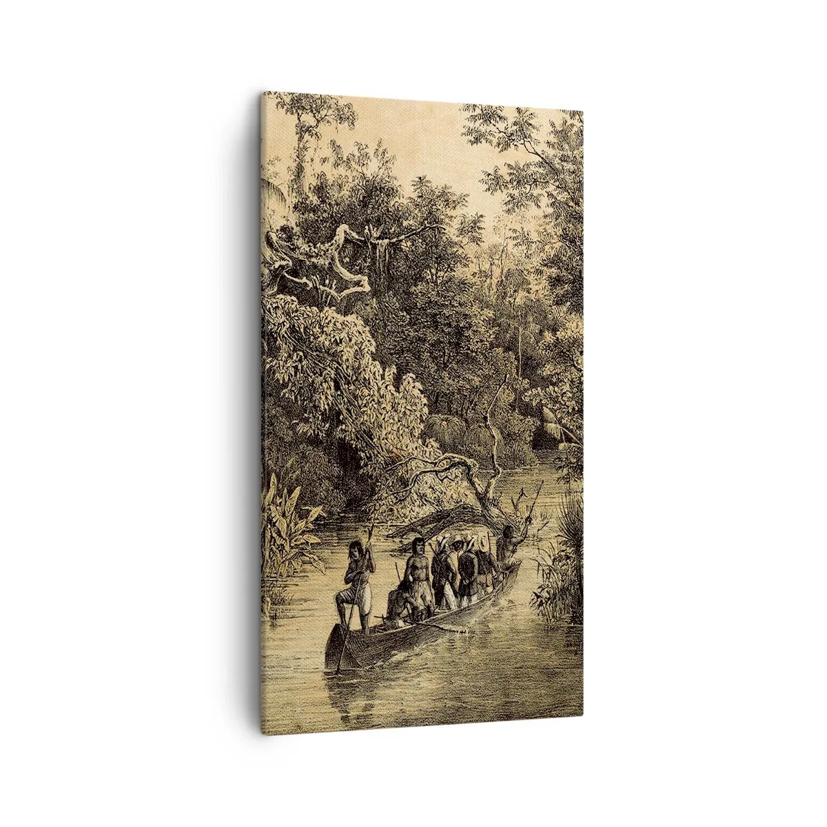 Canvas picture - Journey to the Spring - 45x80 cm