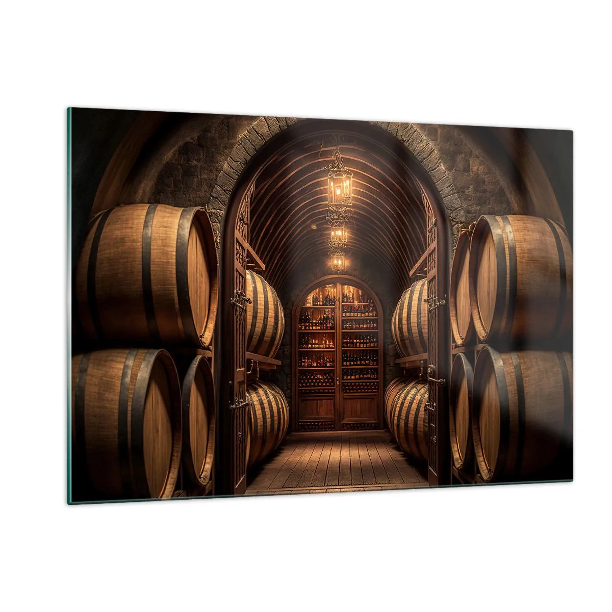Glass picture - Atmospheric Cellar - 120x80 cm